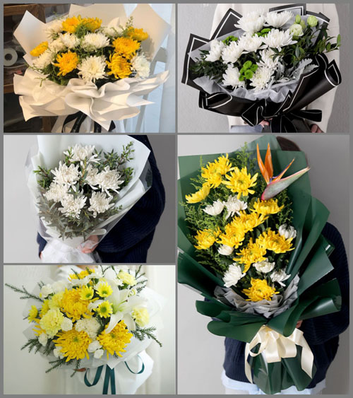 云南昆明呈贡区乌龙街道白事花束代送